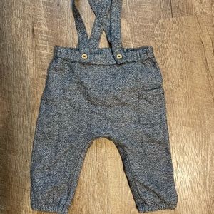 H&M baby boy charcoal romper size 9M
